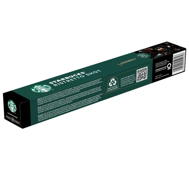 STARBUCKS Ristretto Shot Capsules x10 - Nespresso* Original Compatible