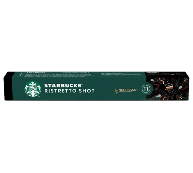 STARBUCKS Ristretto Shot Capsules x10 - Nespresso* Original Compatible