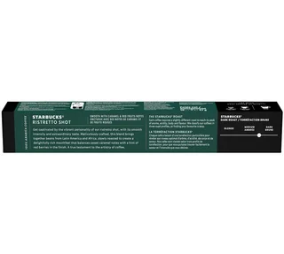 STARBUCKS Ristretto Shot Capsules x10 - Nespresso* Original Compatible
