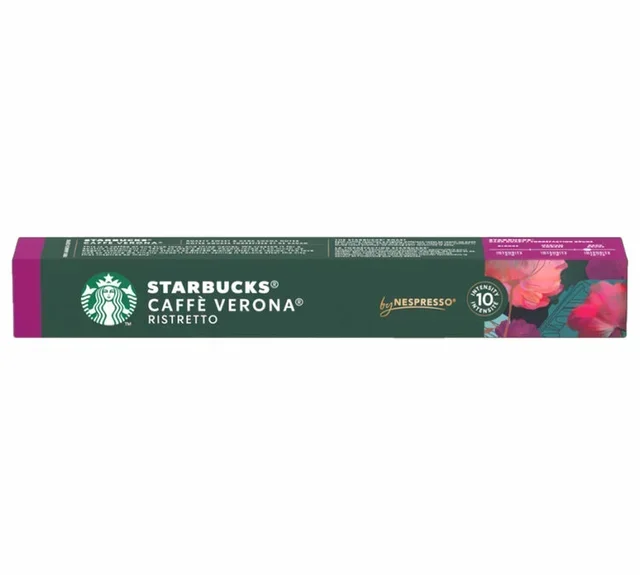 STARBUCKS Verona — 10 Aluminum Capsules for Nespresso* Original