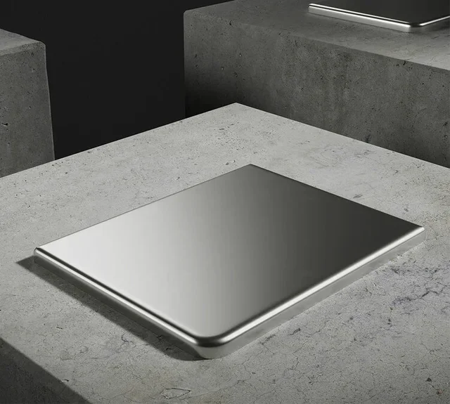 Plaques STONE ESPRESSO satin (argent mat) – kit de personnalisation