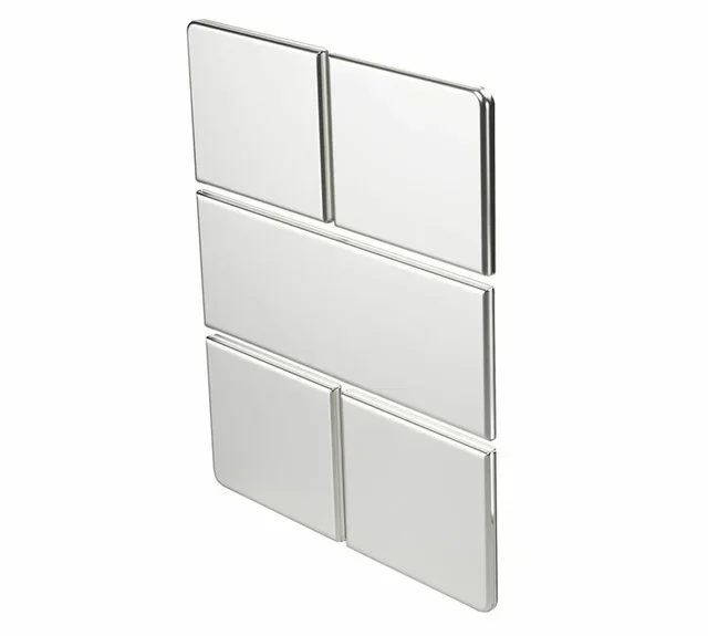 Placas Cetim STONE ESPRESSO (Prata Fosca) - Painéis Personalizáveis