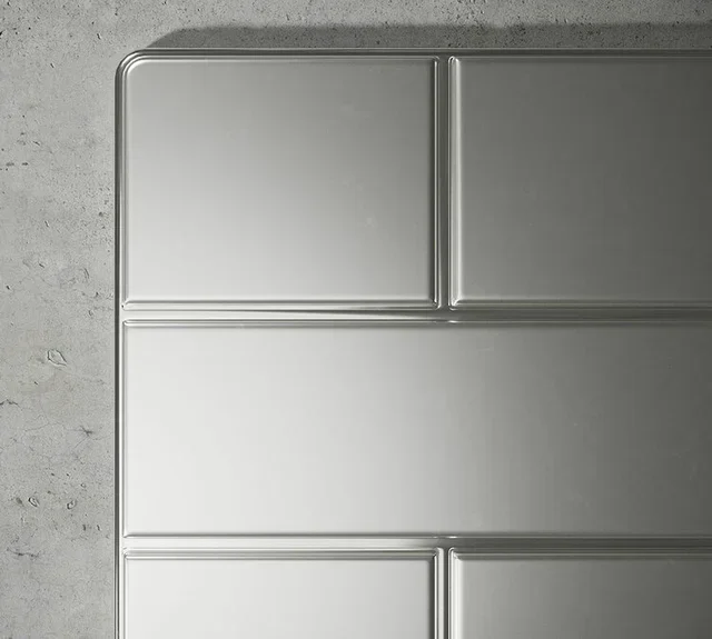 Plaques STONE ESPRESSO satin (argent mat) – kit de personnalisation