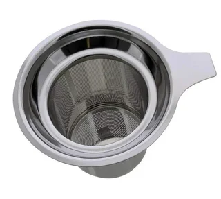 Teiera in Grès 47,5 cl Colore Kaki con Coperchio Acacia - OGO Living