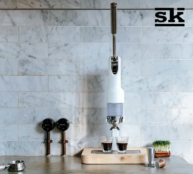 SUPERKOP Witte Hevel-espressomachine