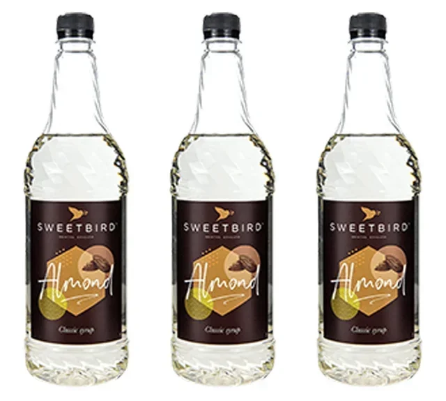 Pack 3 Jarabes Almendra Profesional Sweetbird 3x1L