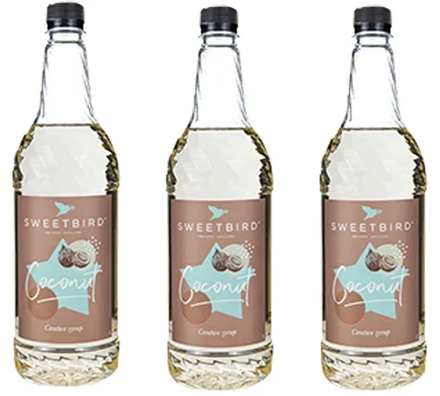 Pack 3 Siropes Sweetbird Coco - 3 x 1L