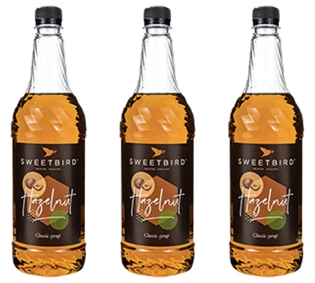 Pack Profesional 3 Jarabes Sweetbird Avellana - 3 x 1L