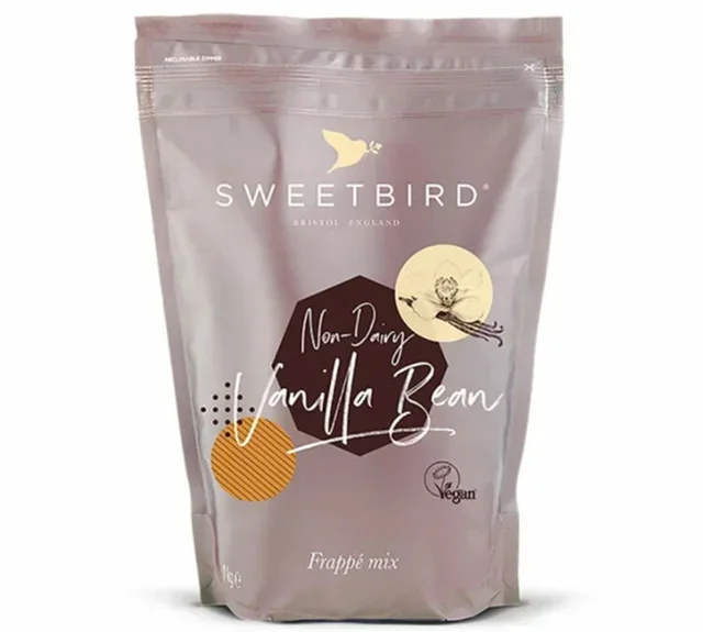 SWEETBIRD - Vanilla Frappé Powder Mix 1 kg Tub