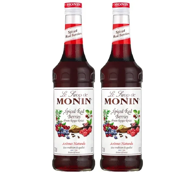 СИРОП - MONIN - ЗАЧИЊЕНО ЦРВЕНО ВОЋЕ - 2 x 70cl