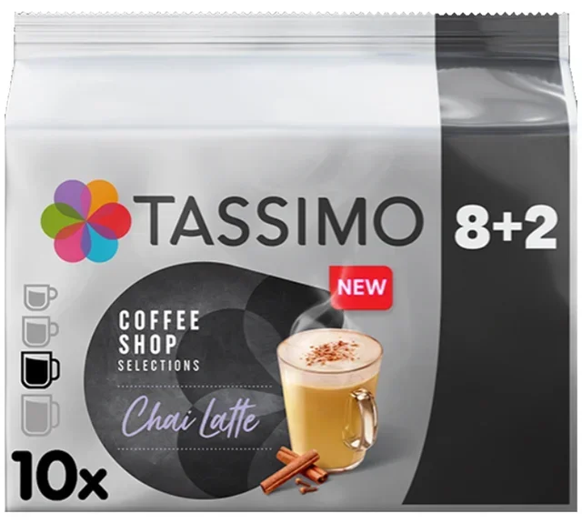 8 + 2 - Kapsułki Tassimo Coffee Shop Chai Latte - TASSIMO
