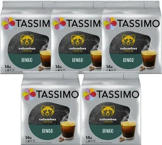 70-pack T-Disc Columbus Lungo kapslar till TASSIMO