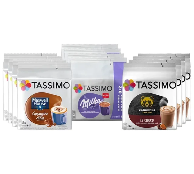 Tassimo Discovery Pack 104 Pods - Chocolate Drinks