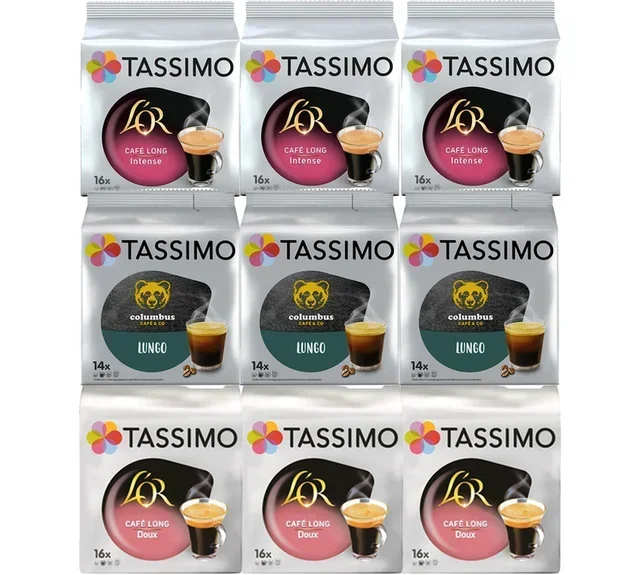 TASSIMO Discovery Pack 138 Long Coffee Pods