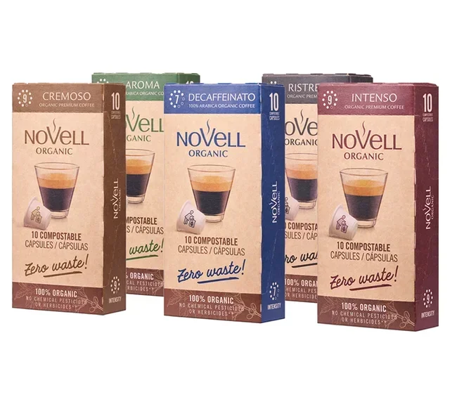 Probni paket: 50 organskih kapsula, kompatibilnih sa Nespresso* Original - NOVELL