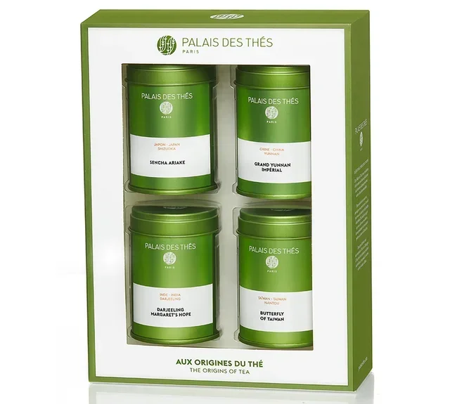 Cofanetto Regalo 4 Tè Alle Origini del Tè – 30-50 g – PALAIS DES THÉS