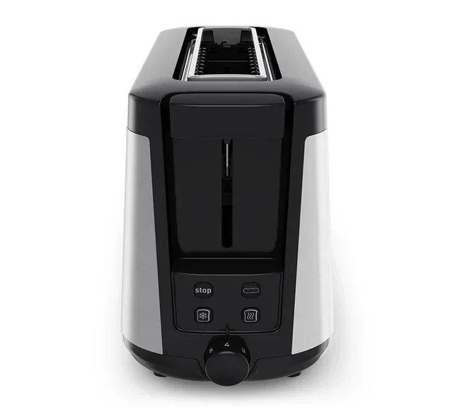 Tefal TL430811 Element Long Slot Toaster - Black &amp; Grey