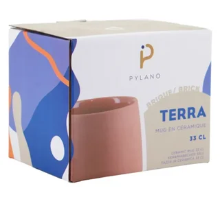 Terra Brick Mug 33 cl - PYLANO
