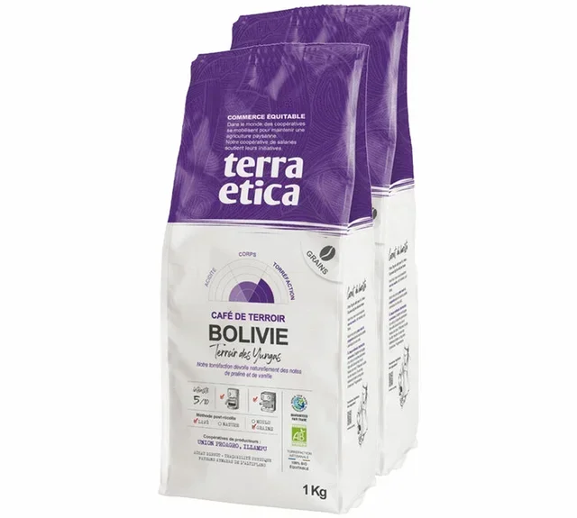Terra Etica Bolivija – 2 kg organska zrna kafe za profesionalce
