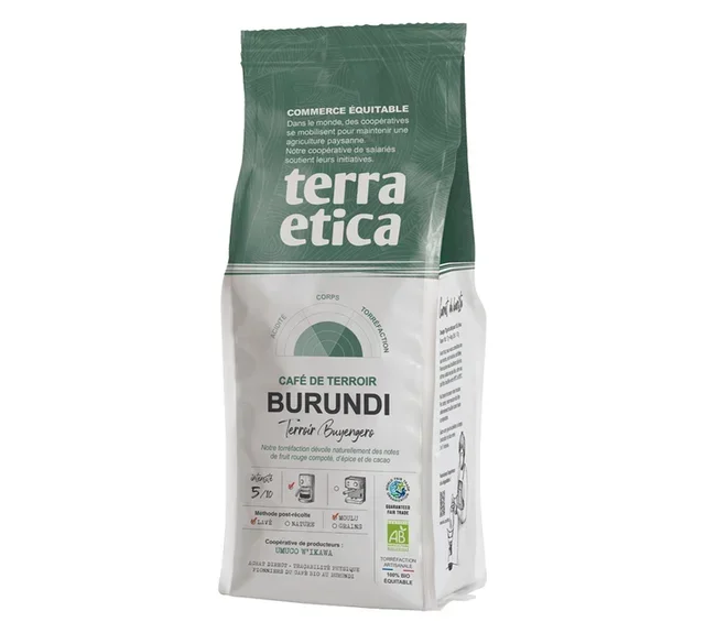 TERRA ETICA Burundi Organic Ground Coffee - 250g