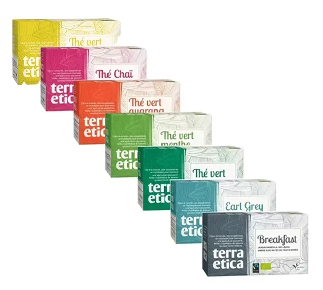 Terra Etica Bio- &amp; Fairtrade-Tee Kennenlern-Set - 7 Sorten (140 Beutel)
