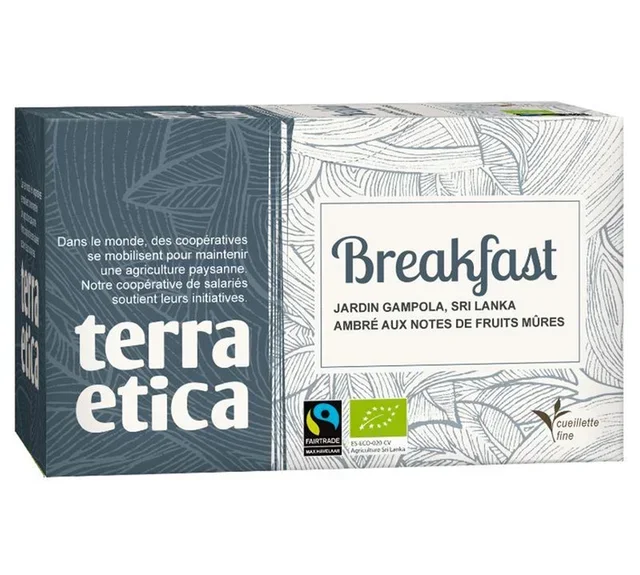 Terra Etica Bio-Fairtrade Breakfast Schwarztee - 20 Teebeutel