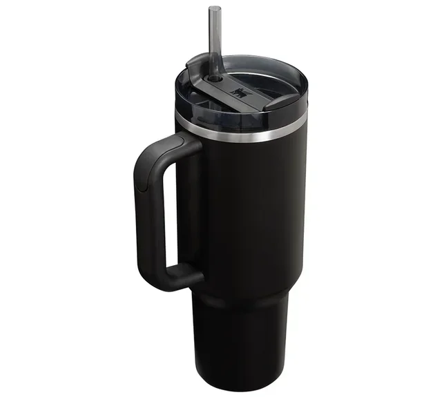 Vaso térmico STANLEY The Quencher H2.O FlowState 1,18 L negro con pajita