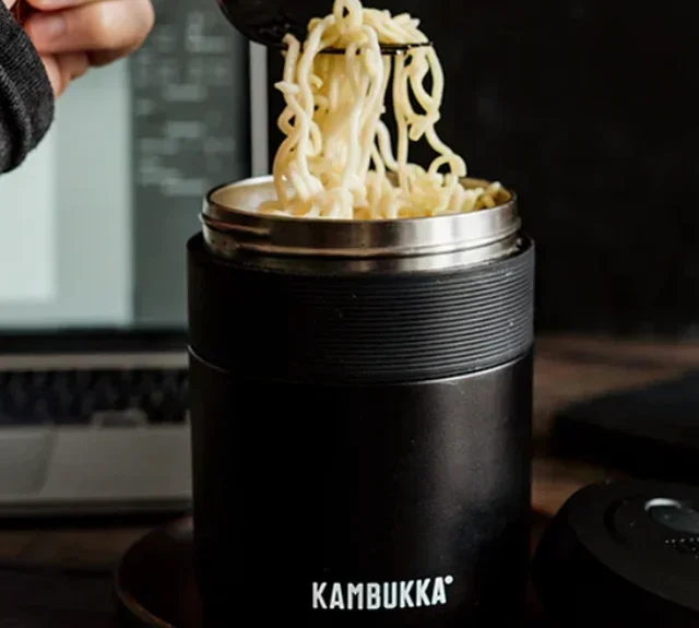 Термо съд за храна BORA Matte Black 60 cl - KAMBUKKA