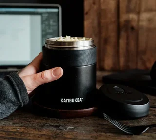 Термо съд за храна BORA Matte Black 60 cl - KAMBUKKA