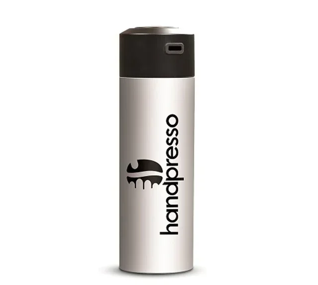 Witte Thermosfles Thermo Flask HANDPRESSO 30 cl met Thermometer