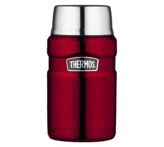 Thermos King Rot 71cl Edelstahl Isolbehälter für Speisen - Thermos