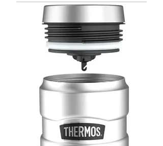 THERMOS King Stainless Steel Thermal Set 47cl: Bottle, Mug &amp; Lunch Box