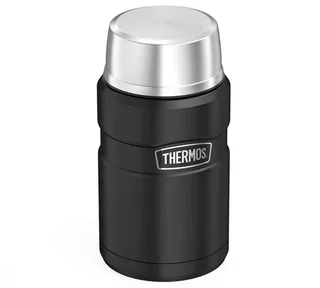 Portavivande termico Thermos King acciaio inox nero 71 cl - Thermos