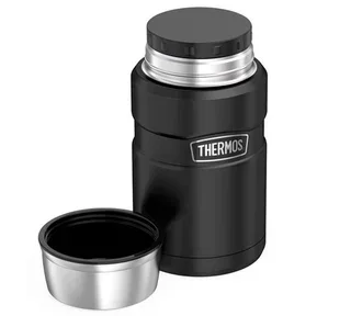 Portavivande termico Thermos King acciaio inox nero 71 cl - Thermos