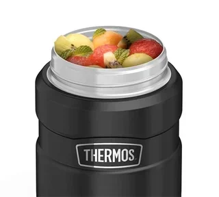 Portavivande termico Thermos King acciaio inox nero 71 cl - Thermos