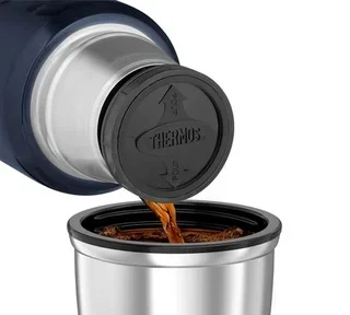 Isolerende Set THERMOS Stainless King - Fles, Mok, Lunchbox 47cl Nachtblauw