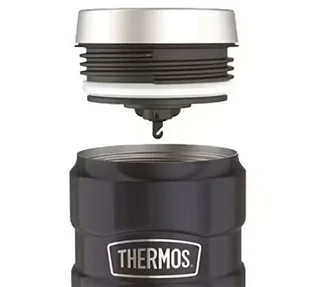 THERMOS Stainless King Thermal Set - Bottle, Mug, Lunch Box 47cl Midnight Blue