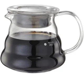 Jarra Vidro Tiamo 360ml - Suporte Dripper 2-3 Chávenas