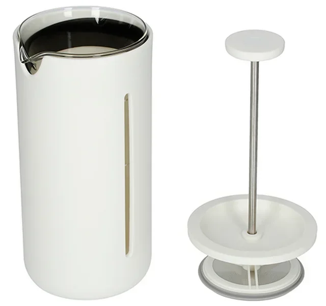 French Press TIMEMORE – 45 cl – biały – zaparzacz do kawy