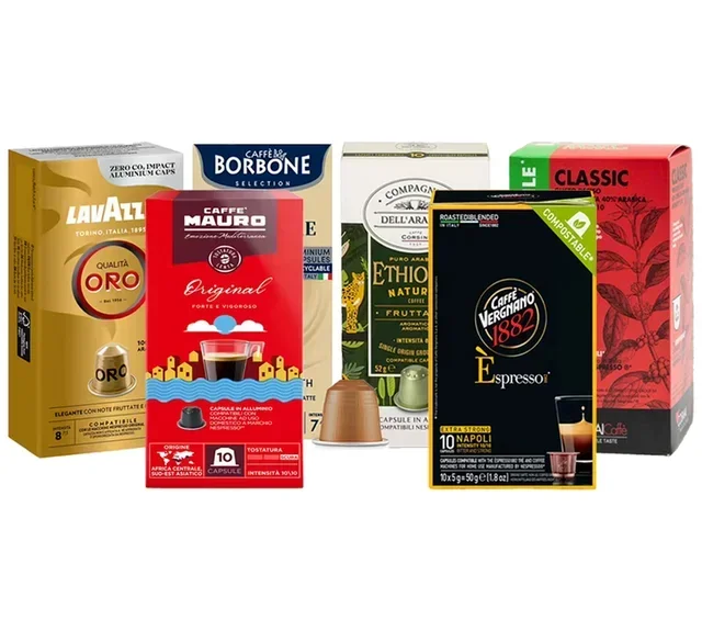 Pack découverte 60 capsules Nespresso* Original – Top italien