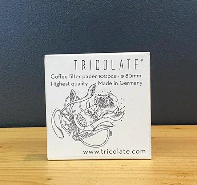 Papierowe filtry do kawy Tricolate - Zestaw 100 sztuk