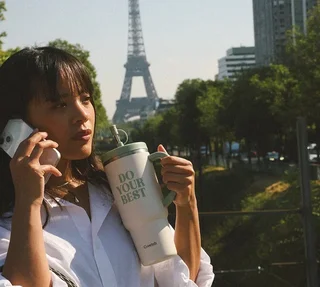 Putna termosica s ugrađenom slamkom, Level Up – 90 cl – QWETCH