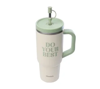 Putna termosica s ugrađenom slamkom, Level Up – 90 cl – QWETCH