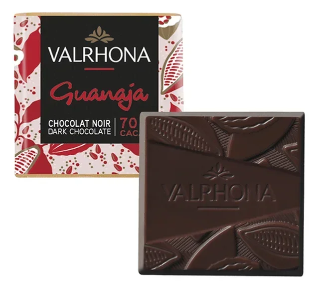 VALRHONA Guanaja Dark Chocolate Squares - 1000g