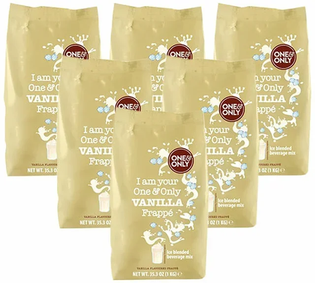 Vanilla Blended Beverage Mix 6x1kg - One &amp; Only