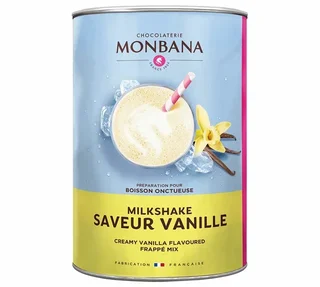 Gekoelde milkshake met vanillesmaak, 1 kg - Monbana