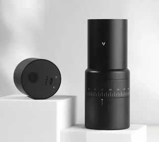 VARIA Hybrid Evo Electric and Manual Coffee Grinder Black