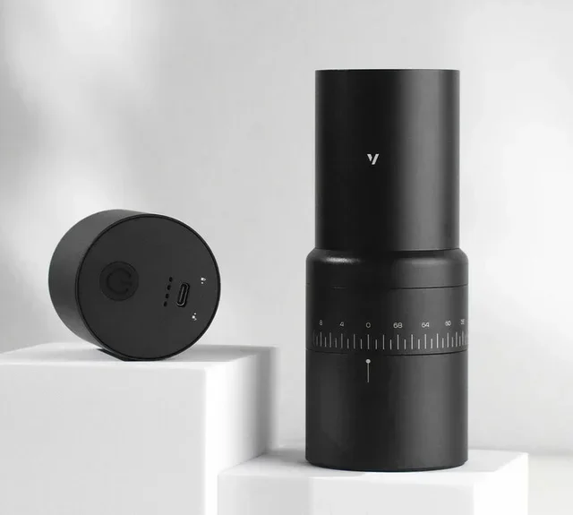 VARIA Hybrid Evo Electric and Manual Coffee Grinder Black