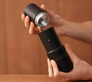 VARIA Hybrid Evo Electric and Manual Coffee Grinder Black