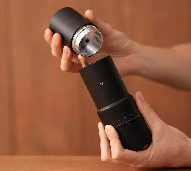 VARIA Hybrid Evo Electric and Manual Coffee Grinder Black